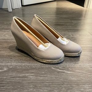 NIB J. Crew wedge espadrilles